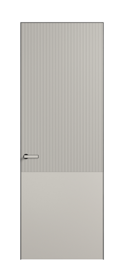 Межкомнатная дверь Вельвет АКП 8205 Матовый облачно-серый. Цена 3700  | Volhovec