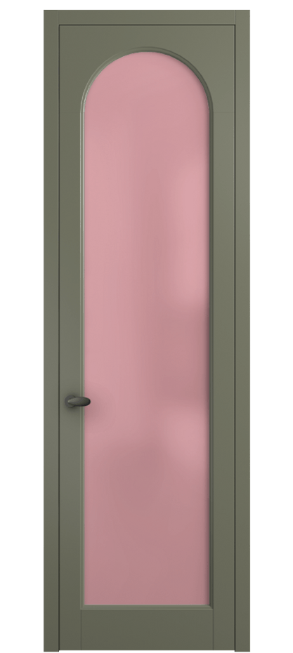 Дверь межкомнатная Палаццо 6804 Матовый оливковый тёмный Сатинированное розовое стекло, триплекс 0536 МОТ Цена 5100 AZE Наличники уже входят в базовый комплект. Фабрика дверей Волховец 8 (800) 551 43 19 Межкомнатная дверь Палаццо 6804 Матовый оливковый тёмный Сатинированное розовое стекло, триплекс Цена 5100 AZE | Volhovec