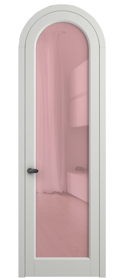 Дверь межкомнатная Палаццо 6814 Матовый светло-серый Рифлёное розовое стекло "Дюна", триплекс 0536R МССР Цена 6800 AZE Наличники уже входят в базовый комплект. Фабрика дверей Волховец 8 (800) 551 43 19 Межкомнатная дверь Палаццо 6814 Матовый светло-серый Рифлёное розовое стекло "Дюна", триплекс Цена 6800 AZE | Volhovec