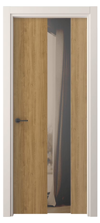 Межкомнатная дверь Freedom 4226 Грецкий орех Двустороннее бронзовое зеркало, триплекс, 8 мм Цена 40299 ₽ | Volhovec