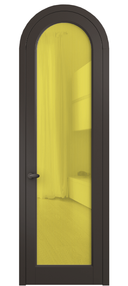 Дверь межкомнатная Палаццо 6814 Матовый антрацит Рифлёное желтое стекло "Дюна", триплекс 0536R МАН Цена 6800 AZE Наличники уже входят в базовый комплект. Фабрика дверей Волховец 8 (800) 551 43 19 Межкомнатная дверь Палаццо 6814 Матовый антрацит Рифлёное желтое стекло "Дюна", триплекс Цена 6800 AZE | Volhovec
