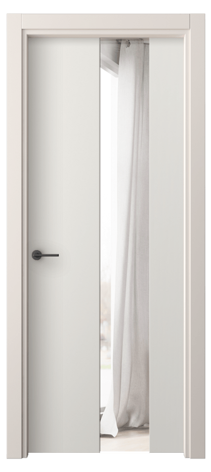 Межкомнатная дверь Фридом 4226 ПЭТ белоснежный Двустороннее зеркало, триплекс Цена 1700 AZE | Volhovec