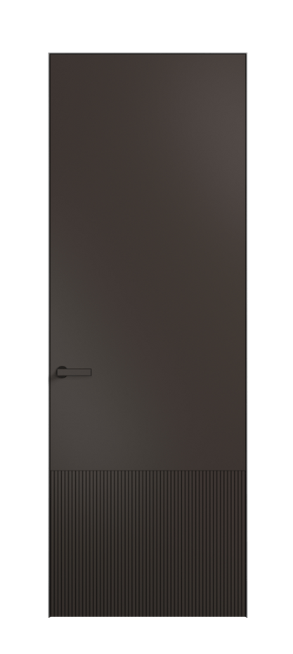 Межкомнатная дверь Velvet 8202 Матовый антрацит. Цена 3400  | Volhovec