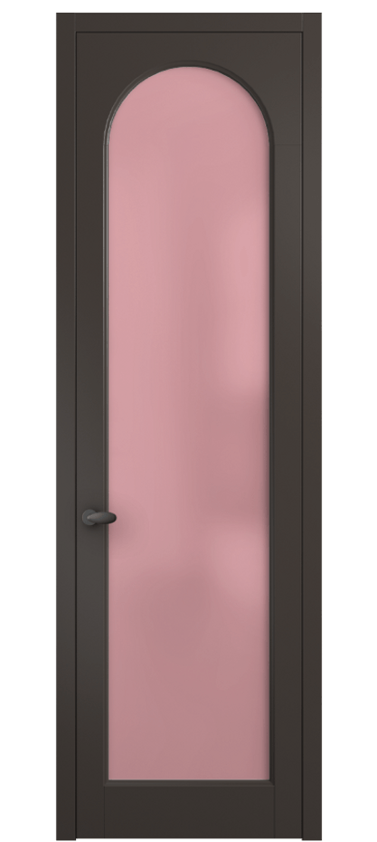 Дверь межкомнатная Палаццо 6804 Матовый антрацит Сатинированное розовое стекло, триплекс 0536 МАН Цена 5100 AZE Наличники уже входят в базовый комплект. Фабрика дверей Волховец 8 (800) 551 43 19 Межкомнатная дверь Палаццо 6804 Матовый антрацит Сатинированное розовое стекло, триплекс Цена 5100 AZE | Volhovec