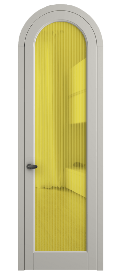 Дверь межкомнатная Палаццо 6814 Матовый тёплый серый Рифлёное жёлтое стекло "Moru", триплекс 0536R МТСР Цена 6900 AZE Наличники уже входят в базовый комплект. Фабрика дверей Волховец 8 (800) 551 43 19 Межкомнатная дверь Палаццо 6814 Матовый тёплый серый Рифлёное жёлтое стекло "Moru", триплекс Цена 6900 AZE | Volhovec