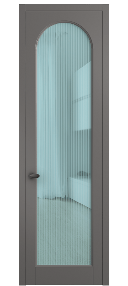 Дверь межкомнатная Палаццо 6804 Матовый классический серый Рифлёное голубое стекло "Moru", триплекс 0536 МКЛС Цена 5500 AZE Наличники уже входят в базовый комплект. Фабрика дверей Волховец 8 (800) 551 43 19 Межкомнатная дверь Палаццо 6804 Матовый классический серый Рифлёное голубое стекло "Moru", триплекс Цена 5500 AZE | Volhovec