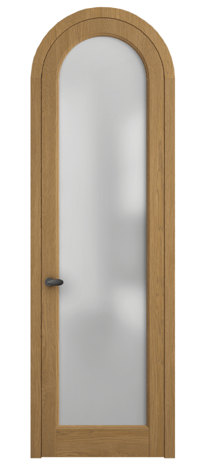 Межкомнатная дверь Палаццо 6814 Дуб солнечный матовый Сатинированное стекло Цена 10800 AZE | Volhovec