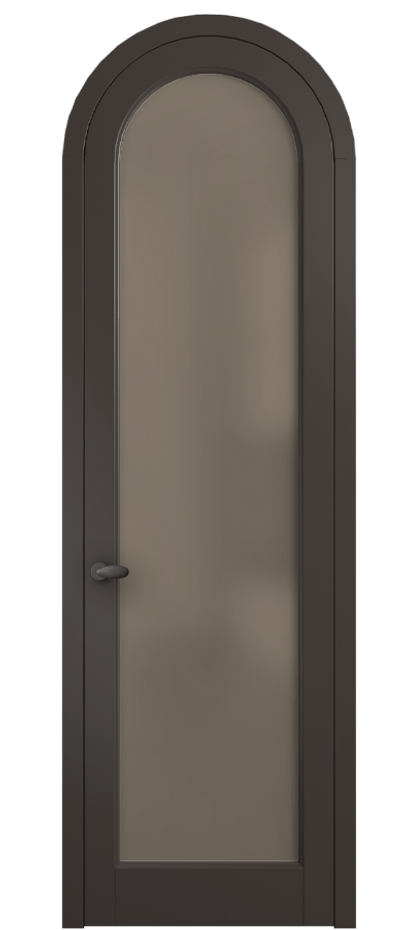 Межкомнатная дверь Палаццо 6814 Матовый антрацит Сатинированное бронзовое стекло, триплекс Цена 125159 ₽ | Volhovec