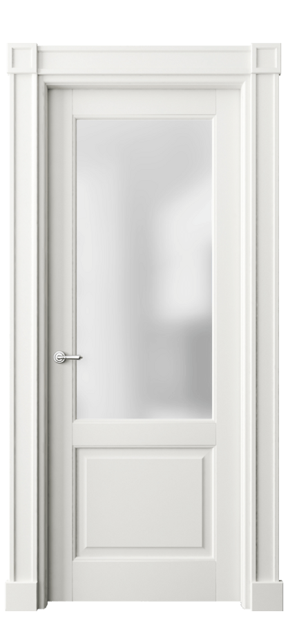 Межкомнатная дверь Тоскана Плано 6302 Матовый серый Сатинированное стекло Цена 6650 AZE | Volhovec