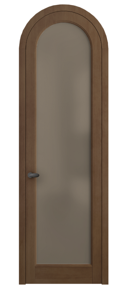 Межкомнатная дверь Палаццо 6814 Бук тёмный матовый Сатинированное бронзовое стекло, триплекс Цена 9100 AZE | Volhovec