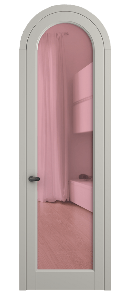 Дверь межкомнатная Палаццо 6814 Матовый тёплый серый Прозрачное розовое стекло, триплекс 0536R МТСР Цена 6500 AZE Наличники уже входят в базовый комплект. Фабрика дверей Волховец 8 (800) 551 43 19 Межкомнатная дверь Палаццо 6814 Матовый тёплый серый Прозрачное розовое стекло, триплекс Цена 6500 AZE | Volhovec