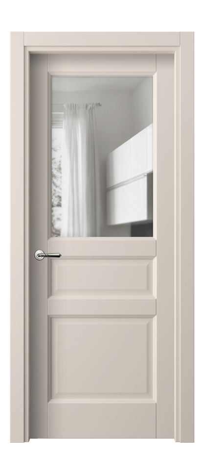 Дверь межкомнатная Галант 1432 ПЭТ пудровый бежевый Прозрачное стекло Гладкий наличник ПЭПБ Цена 1410 AZE Наличники уже входят в базовый комплект. Фабрика дверей Волховец 8 (800) 551 43 19 Межкомнатная дверь Галант 1432 ПЭТ пудровый бежевый Прозрачное стекло Цена 1410 AZE | Volhovec