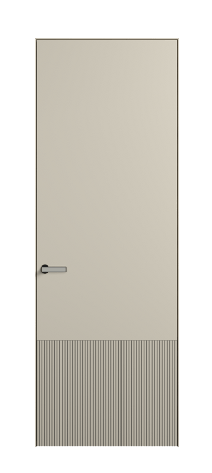 Межкомнатная дверь Вельвет 8202 Матовый бежево-серый. Цена 3400  | Volhovec
