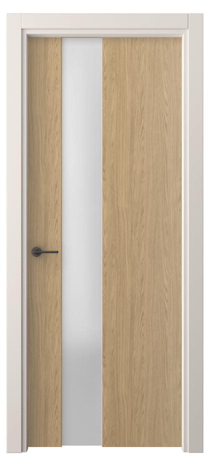 Межкомнатная дверь Freedom 4224 Жемчужный дуб Сатинированное стекло Цена 2000 AZE | Volhovec