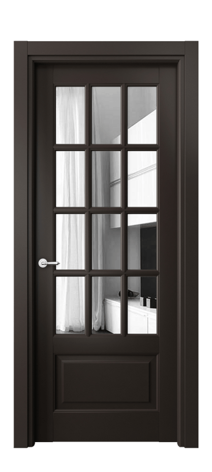 Дверь межкомнатная Тоскана Грильято 6313 Матовый антрацит Двустороннее зеркало, триплекс Гладкий наличник МАН Цена 114899 ₽ Наличники уже входят в базовый комплект. Фабрика дверей Волховец 8 (800) 551 43 19 Межкомнатная дверь Тоскана Грильято 6313 Матовый антрацит Двустороннее зеркало, триплекс Цена 114899 ₽ | Volhovec