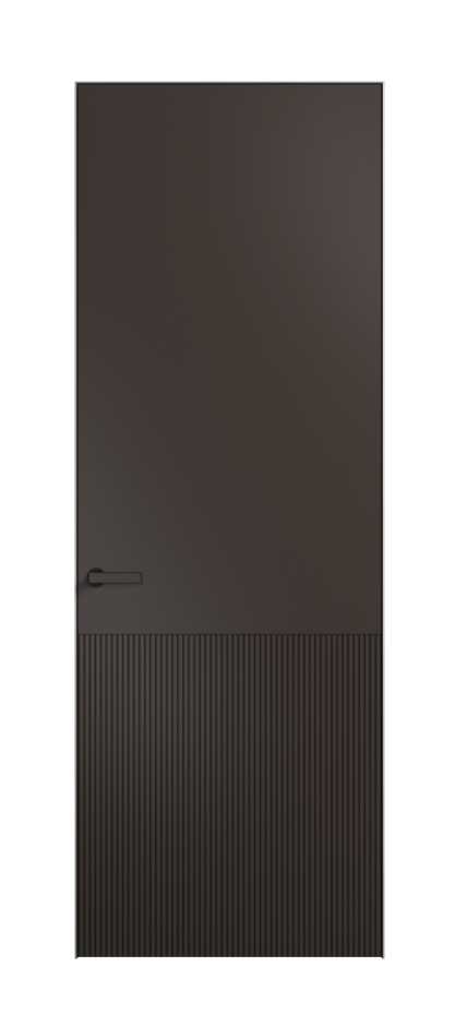 Межкомнатная дверь Вельвет АКП 8204 Матовый антрацит. Цена 3700  | Volhovec