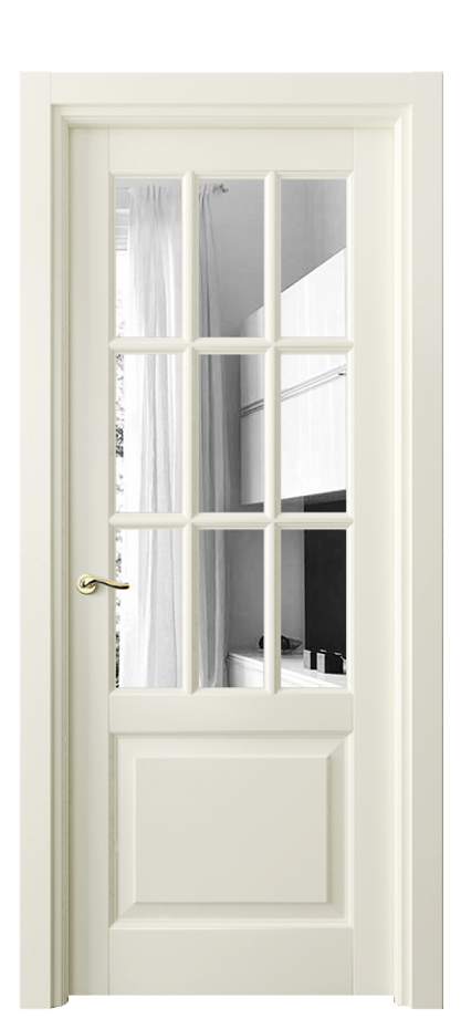 Межкомнатная дверь Лигнум 0748 Матовый молочно-белый Двустороннее зеркало, триплекс Цена 6250 AZE | Volhovec
