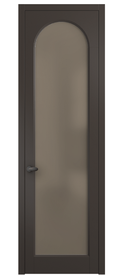 Межкомнатная дверь Палаццо 6804 Матовый антрацит Сатинированное бронзовое стекло, триплекс Цена 5100 AZE | Volhovec