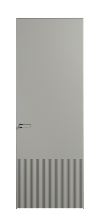 Дверь межкомнатная Вельвет 8202 Матовый нейтральный серый. Скрытый короб Черный Цена 3400 . Фабрика дверей Волховец 8 (800) 551 43 19 Межкомнатная дверь Вельвет 8202 Матовый нейтральный серый. Цена 3400 | Volhovec