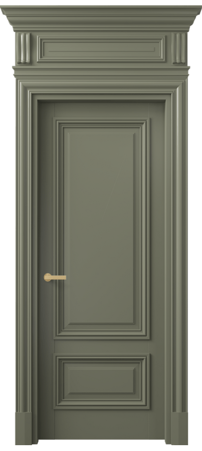 Межкомнатная дверь Антик 7307 Матовый оливковый тёмный  Цена 8670 AZE | Volhovec