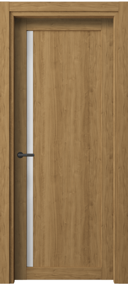Межкомнатная дверь Нео 2110 Грецкий орех Сатинированное стекло Цена 1500 AZE | Volhovec