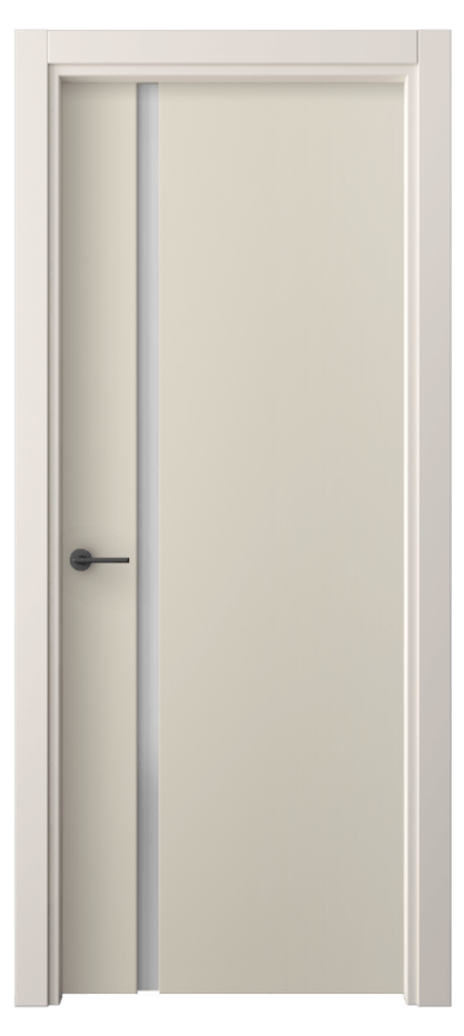 Межкомнатная дверь Freedom 4222 ПЭТ светло-бежевый Сатинированное стекло Цена 1600 AZE | Volhovec