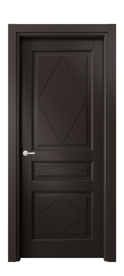 Межкомнатная дверь Тоскана Ромбо 6345 Матовый антрацит  Цена 5470 AZE | Volhovec