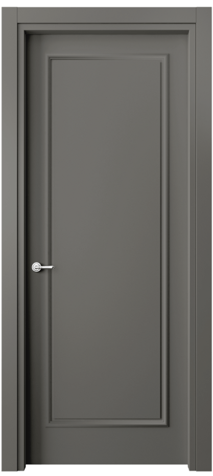 Дверь межкомнатная Paris 8101 Матовый классический серый Гладкий наличник МКЛС Цена 2530 AZE Наличники уже входят в базовый комплект. Фабрика дверей Волховец 8 (800) 551 43 19 Межкомнатная дверь Paris 8101 Матовый классический серый Цена 2530 AZE| Volhovec
