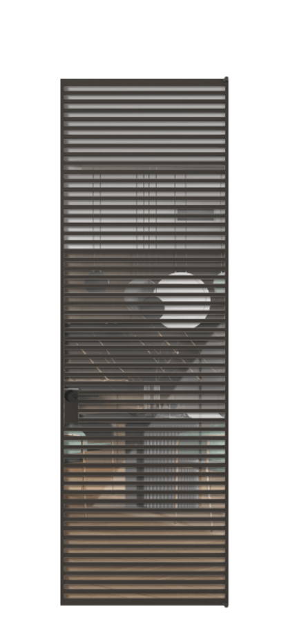 Алюминиевая дверь АЛПЛ040.07 Алюминий антрацит Рефлективное прозрачное стекло "Stopsol", калёное, 6мм. Без короба ААН Цена 9540 Стоимость комплекта двери включает:
1. Полотно (600/650/700/750/800/850/900/950*2000-2400 мм).
2. Короб
3. Комплект фурнитуры (2 торцевые петли и магнитный замок с ответной планкой). Фабрика дверей Волховец 8 (800) 551 43 19 Алюминиевая дверь АЛПЛ040.07 Алюминий антрацит Рефлективное прозрачное стекло "Stopsol", калёное, 6мм Цена 9540 | Volhovec