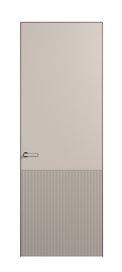 Межкомнатная дверь Вельвет АКП 8204 Матовый светло-бежевый. Цена 3100  | Volhovec