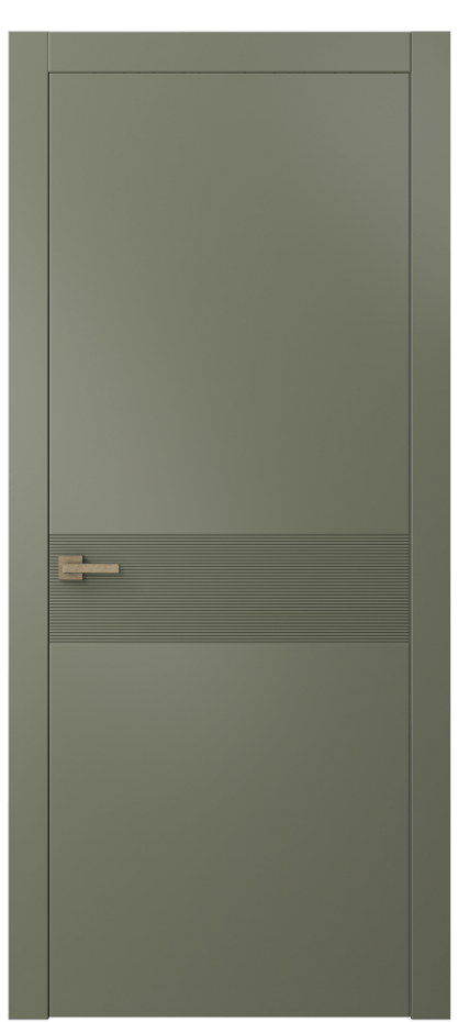 Межкомнатная дверь Linea АКП 8041 Матовый оливковый тёмный  Цена 2600 AZE | Volhovec