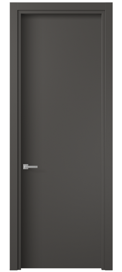 Дверь межкомнатная Planum 0010 ПЭТ графитовый  Гладкий наличник ПЭГФ  Цена 26880 ₽ Наличники уже входят в базовый комплект. Фабрика дверей Волховец 8 (800) 551 43 19 Межкомнатная дверь Planum 0010 ПЭТ графитовый  Цена 26880 ₽ | Volhovec