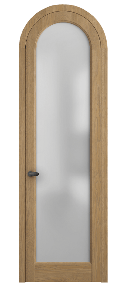 Межкомнатная дверь Палаццо 6814 Дуб пшеничный матовый Сатинированное стекло Цена 10800 AZE | Volhovec