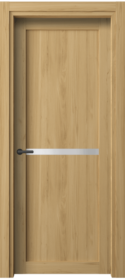Межкомнатная дверь Нео 2112 Солнечный вяз Сатинированное стекло Цена 1500 AZE | Volhovec