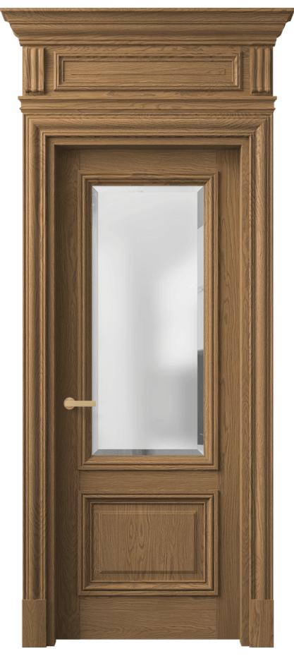 Дверь межкомнатная Antique 7302 Дуб мускатный матовый Сатинированное стекло с фацетом КЭП + Объёмный фриз + Карниз ДМС.М Цена 13880 AZE Наличники уже входят в базовый комплект. Фабрика дверей Волховец 8 (800) 551 43 19 Межкомнатная дверь Antique 7302 Дуб мускатный матовый Сатинированное стекло с фацетом Цена 13880 AZE | Volhovec