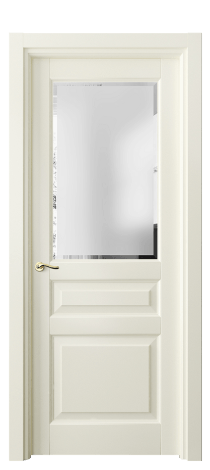 Дверь межкомнатная Лигнум 0710 Матовый молочно-белый Сатинированное стекло с фацетом Гладкий наличник ММБ Цена 5270 AZE Наличники уже входят в базовый комплект. Фабрика дверей Волховец 8 (800) 551 43 19 Межкомнатная дверь Лигнум 0710 Матовый молочно-белый Сатинированное стекло с фацетом Цена 5270 AZE | Volhovec