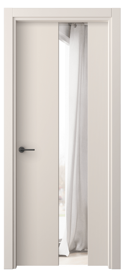 Межкомнатная дверь Фридом 4226 ПЭТ пудровый бежевый Двустороннее зеркало, триплекс Цена 1800 AZE | Volhovec