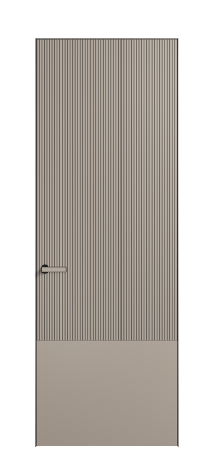 Дверь межкомнатная Velvet АКУ 8203 Матовый бисквитный. Скрытый универсальный короб Черный Цена 4300 . Фабрика дверей Волховец 8 (800) 551 43 19 Межкомнатная дверь Velvet АКУ 8203 Матовый бисквитный. Цена 4300 | Volhovec