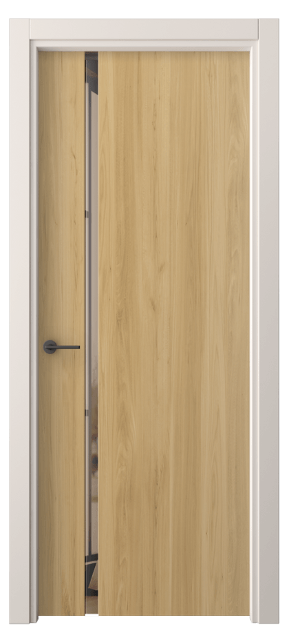 Межкомнатная дверь Фридом 4222 Солнечный вяз Двустороннее бронзовое зеркало, триплекс Цена 1900 AZE | Volhovec