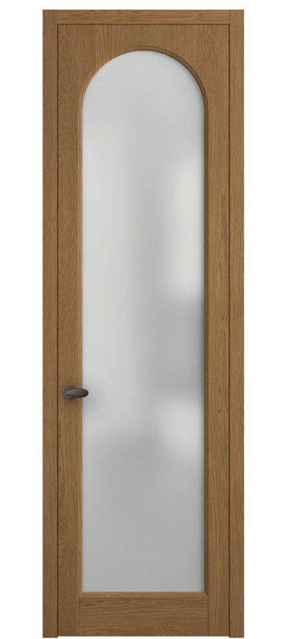 Межкомнатная дверь Палаццо 6804 Дуб пряный матовый Сатинированное стекло Цена 8000 AZE | Volhovec