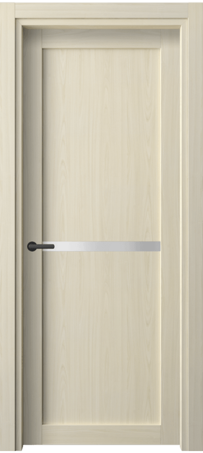 Межкомнатная дверь Нео 2112 Молочный ясень Сатинированное стекло Цена 1830 AZE | Volhovec