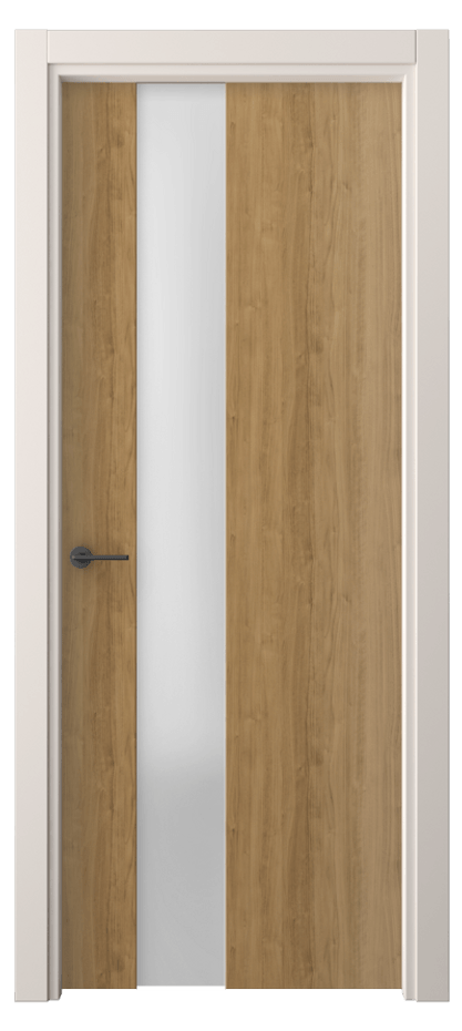 Межкомнатная дверь Freedom 4224 Грецкий орех Сатинированное стекло Цена 2000 AZE | Volhovec