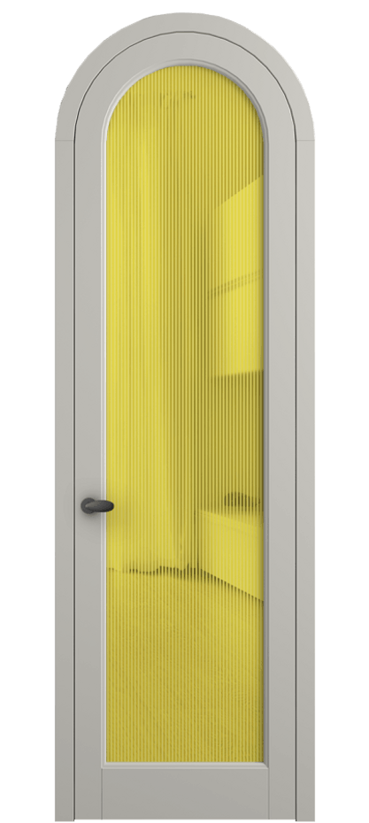Дверь межкомнатная Палаццо 6814 Матовый тёплый серый Рифлёное желтое стекло "Дюна", триплекс 0536R МТСР Цена 6800 AZE Наличники уже входят в базовый комплект. Фабрика дверей Волховец 8 (800) 551 43 19 Межкомнатная дверь Палаццо 6814 Матовый тёплый серый Рифлёное желтое стекло "Дюна", триплекс Цена 6800 AZE | Volhovec