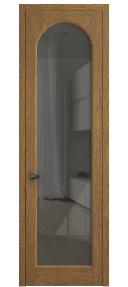 Дверь межкомнатная Палаццо 6804 Дуб пряный матовый Рефлективное серое стекло "Stopsol", калёное 0536 ДПРМ Цена 8100 AZE Наличники уже входят в базовый комплект. Фабрика дверей Волховец 8 (800) 551 43 19 Межкомнатная дверь Палаццо 6804 Дуб пряный матовый Рефлективное серое стекло "Stopsol", калёное Цена 8100 AZE | Volhovec