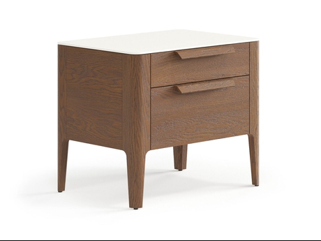 Мебель Тумба прикроватная Piega 2 ящика. Цвет Дуб каштановый матовый. Материал Массив дуба матовый. Коллекция Тумба прикроватная Piega 2 ящика. Фото. Мебель Тумба прикроватная Piega 2 ящика. Цвет Дуб каштановый матовый. Материал Массив дуба матовый. Коллекция Тумба прикроватная Piega 2 ящика. Картинка.