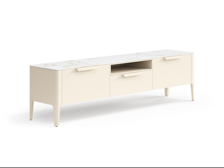 Мебель ТВ тумба Piega. Цвет Матовый светло-бежевый. Материал Гладкая эмаль. Коллекция ТВ тумба Piega. Фото. Мебель ТВ тумба Piega. Цвет Матовый светло-бежевый. Материал Гладкая эмаль. Коллекция ТВ тумба Piega. Картинка.