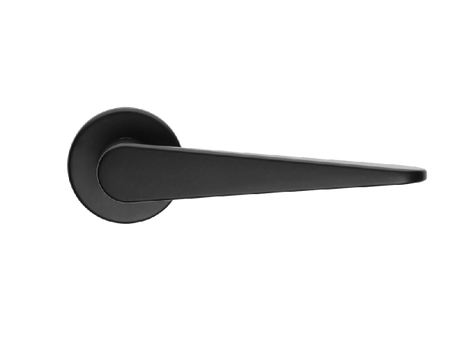 Ручки для дверей Ручка дверная Ики. Цвет Чёрный. Коллекция Ики. Картинка.