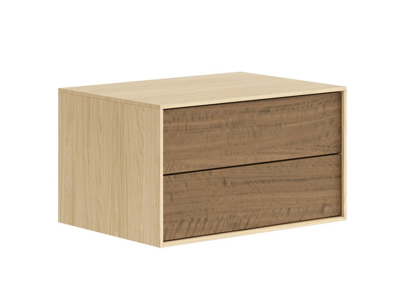 Тумба подвесная прикроватная Module 2 ящика ДКНС