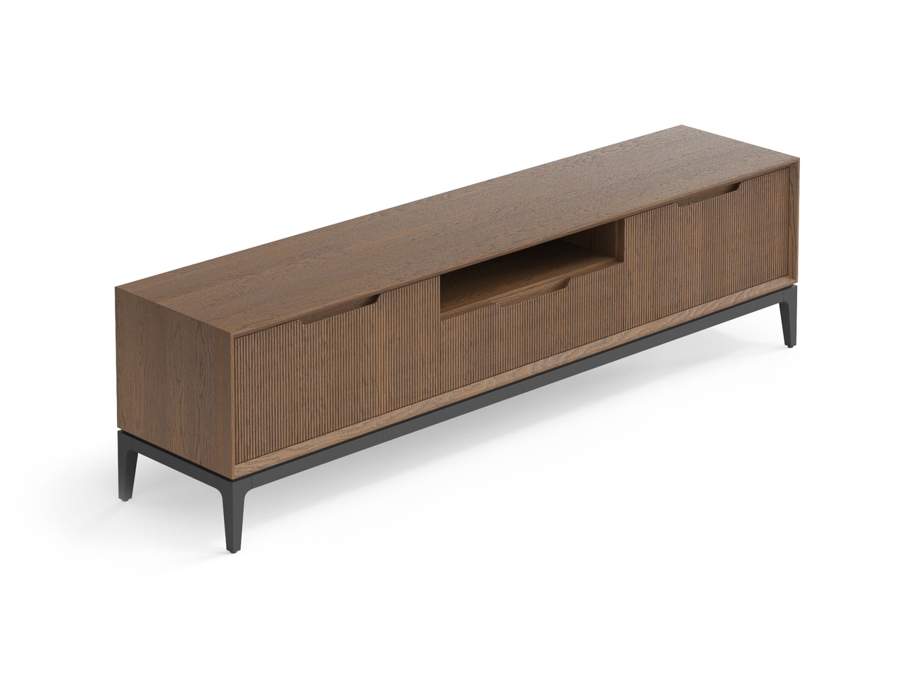 ТВ тумба Velvet дуб каштановый матовый