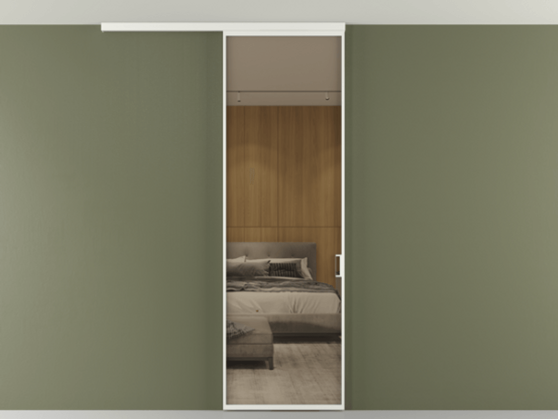 Перегородка Формато вдоль стены на потолок 1 створка АЛПР 040.01 Алюминий светло-серый Рефлективное бронзовое стекло "Стопсол", калёное. Цена 6230 AZE 1. Полотно 2 шт. (800/2100 мм)
2. Комплект установки раздвижной системы
3. Базовый комплект фурнитуры
4.Ручка Рондо. Фабрика дверей Волховец 8 (800) 551 43 19 Перегородка Формато вдоль стены на потолок 1 створка АЛПР 040.01 Алюминий светло-серый Рефлективное бронзовое стекло "Стопсол", калёное Цена 6230 AZE | Volhovec